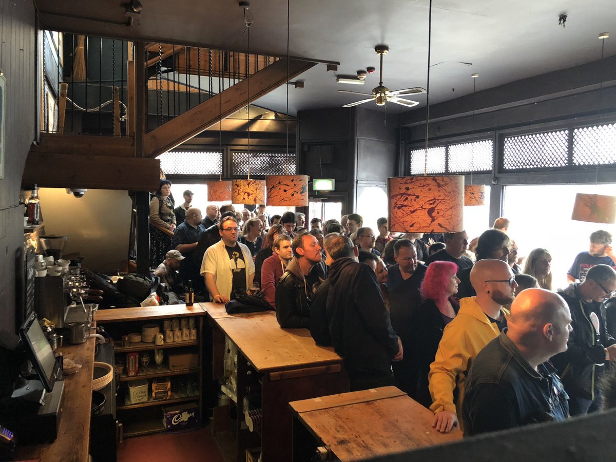 Congratulations to <a href="/DialsFestival/">Dials Festival</a> on a wonderful return to our city! We had a great time at <a href="/Wine_vaults/">The Vaults</a> roll on 2019! Here is <a href="/fakeempireUK/">Fake Empire</a> performing to a packed room at 2:30pm!! Well done to the team and Jez for making it sound wonderful.