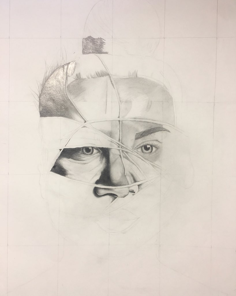 Our Year 13 Art student’s work in progress, demonstrating an outstanding level of skill! It’s all about practice, practice and practice! ✏️ #universityready #alevelart @FGS6thForm @FlixtonGS