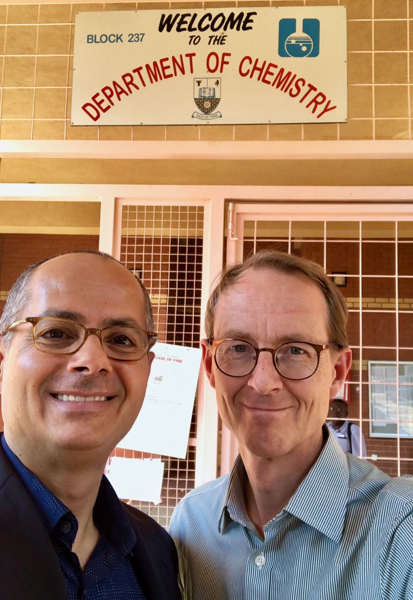 Larsohrstrom's tweet photo. 2nd Symposium on Organic &amp; Inorganic Chemistry, Southern Africa, @IUPAC with Omar Yaghi. Much impressed with his dedication to global science &amp; spending so much time interacting with the young African researchers present @2Soicsa. #IUPAC100 #PTChemists @javiergarciamar @imasesane https://t.co/yQxFM3YwpN