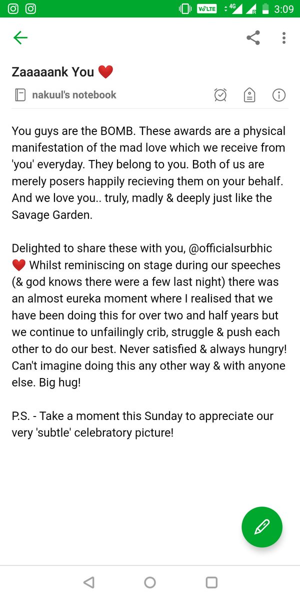 NakuulMehta's tweet photo. Zaaaaank You ❤️

#SPA2018 #Ishqbaaaz https://t.co/MaEtFFReo1