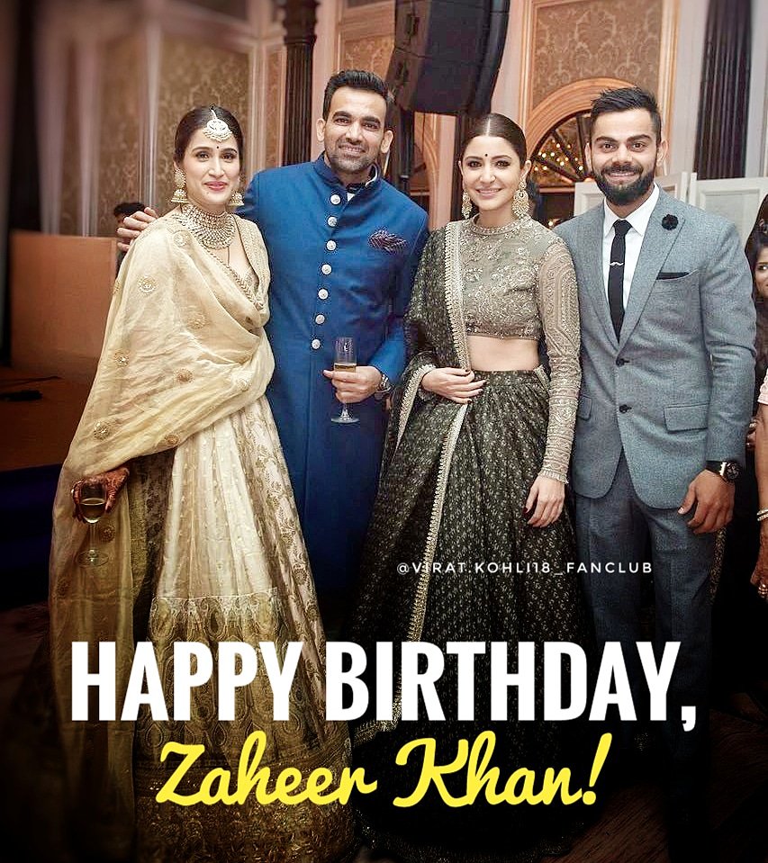 Happy birthday Zaheer Khan 