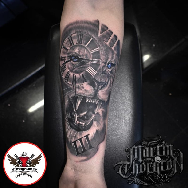 MagnumTattoo's tweet photo. Start of a lion watch 🦁 by Martin Thornton made using #magnumtattoosupplies 💪👊🏻

#tattooartistmagazine #bnginksociety #uktta #stencilstuff #tattoo #bgis #spirittatto #lion #liontattoo

@InkEnvyTattoo https://t.co/MZkXQvQ0tn