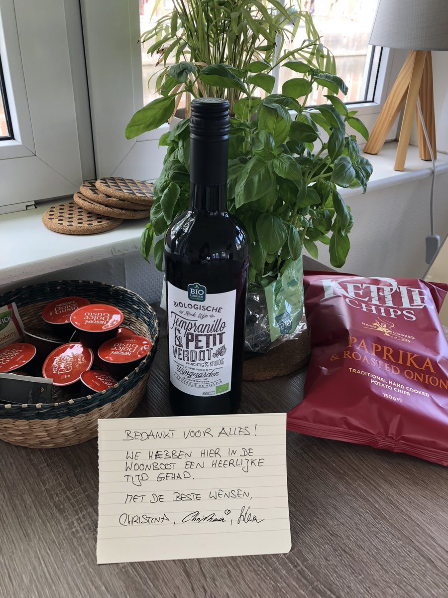 Hier doen we het telkens weer voor, niet voor de presentjes maar dat onze gasten genieten! #gastvrij #leeuwarden #dankbaar
