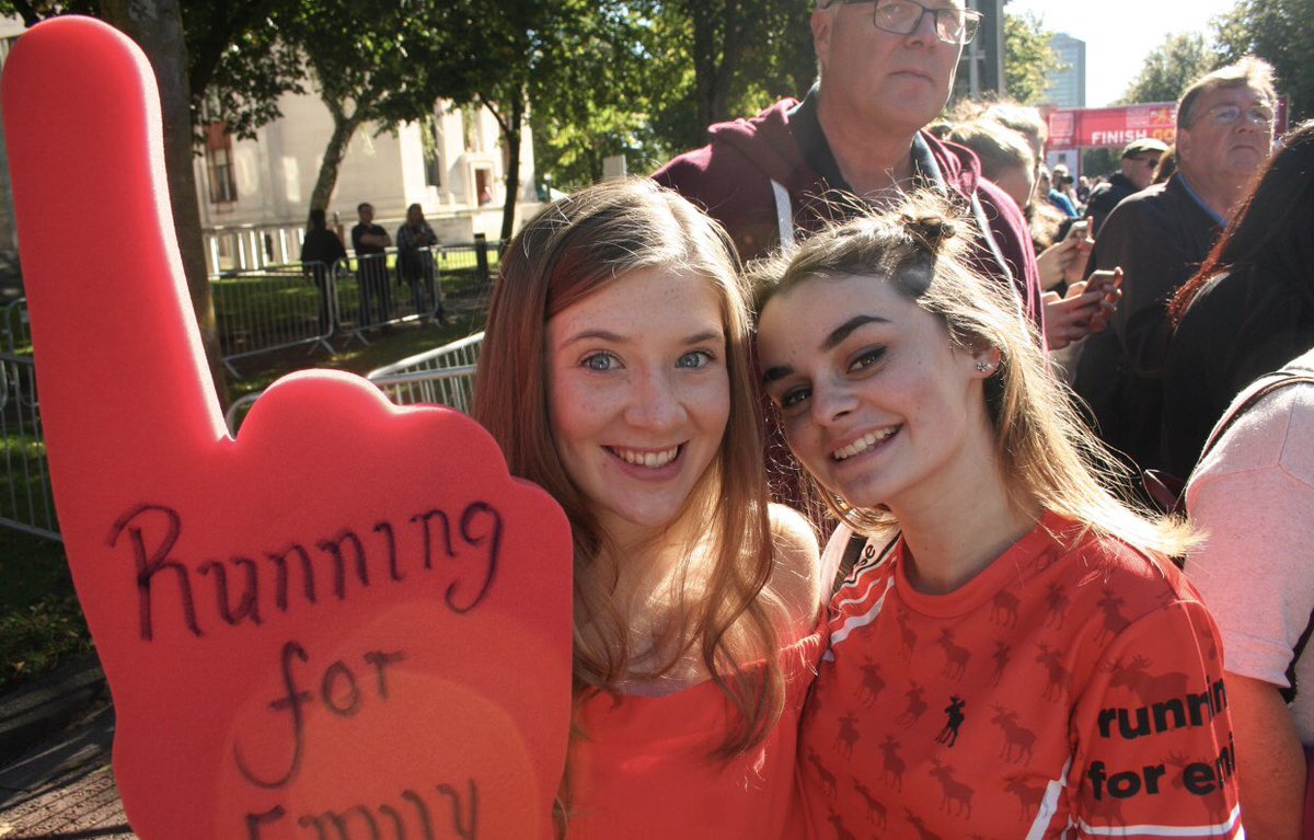 RemissionPos's tweet photo. Good luck to everyone running #cardiffhalf today. We will forever be grateful to those who ran #ForEmily in 2016!! #RunningForEmily https://t.co/g1iOmkx2Fb