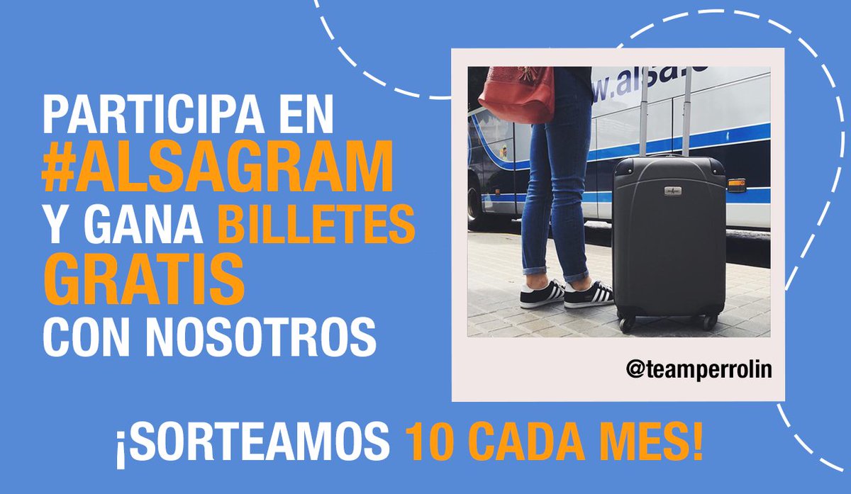 Alsa_autobuses's tweet photo. ¿Todavía no has participado en nuestro concurso de Instagram? 😉 Comparte la foto de tu viaje en ALSA con el hashtag #ALSAgram y podrás ganar billetes gratis 🚍💙 ¡anímate y participa! https://t.co/3dSwI5s4We https://t.co/PWpHDORYBr