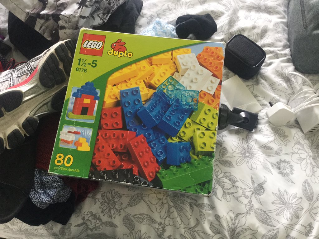 FriendlyTester's tweet photo. Packing for Australia, New Zealand and the US. Made sure I got the essentials... #LegoAutomation https://t.co/jVlrd7hTp0