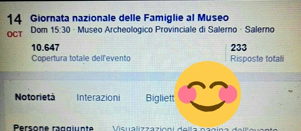 Stiamo promulgando il nostro evento per #famu2018. Lo stiamo facendo bene <a href="/famigliealmuseo/">F@Mu - Famiglie al museo</a>?
Domenica 14 ottobre è la Giornata Nazionale delle Famiglie al Museo! #SharingHeritage