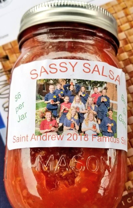 DeaconChris08's tweet photo. So happy I purchased some #sassysalsa from the @KnightsofFaith1 student during
@WboroPaGov #MarketDay It really was delicious! @HBGDiocese 
@WaynesboroPA https://t.co/wULUGqIewJ