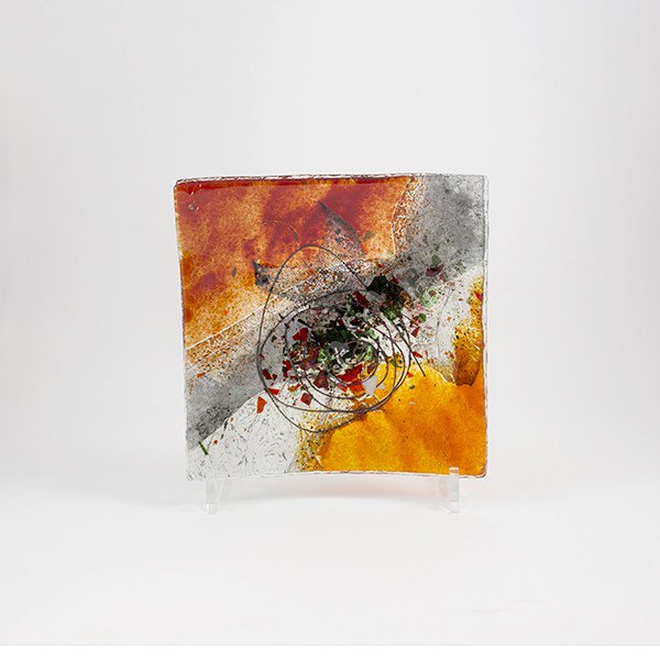 lafioreglass's tweet photo. Plate Glass Fusion Orange https://t.co/gSdty4zVMM https://t.co/3grXMudRj3