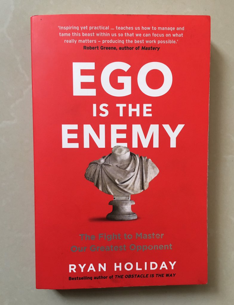 MichaelDalali's tweet photo. After enjoying Adam Shafi's 2018 work; Mtoto wa mama. Now it is time for @RyanHoliday work; Ego is the enemy! 

Thanks to my brother @RamaMsoma 😊

#2018Reading #Books #Stoic https://t.co/xGwlkvZGh8
