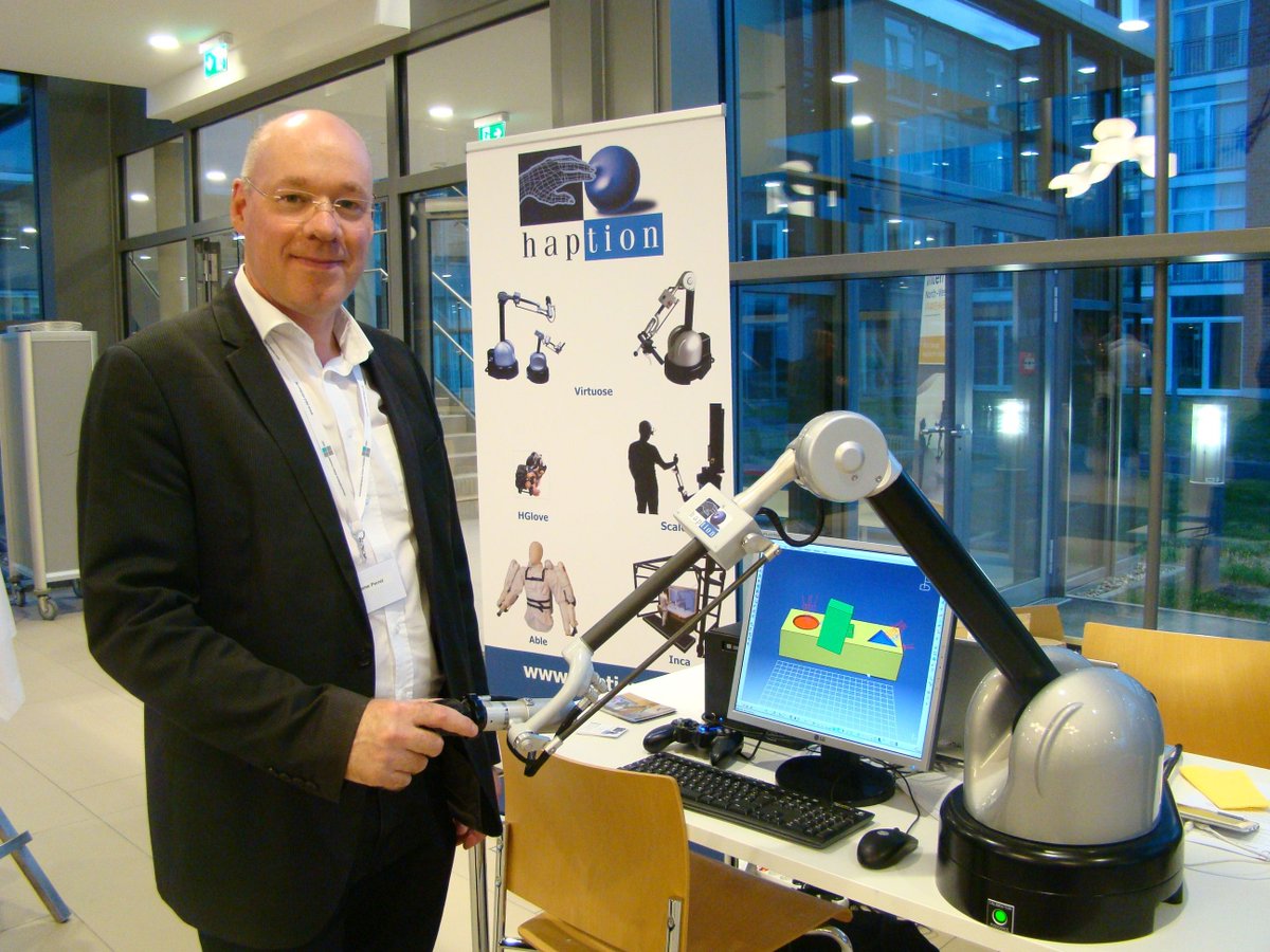 Industry showcase: HAPTION confirmed as an Exhibitor at #EuroVR2018 
Click here and find out more about this brand buff.ly/2ybuR3F
#VirtualReality #AugmentedReality #MixedReality #AR #VR #MR #conference