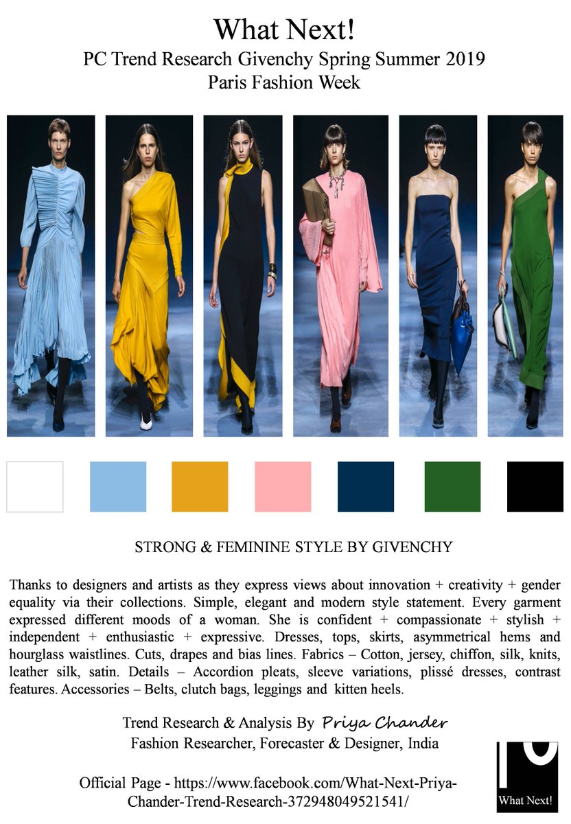 PriyaChanderPC's tweet photo. #Givenchy #ClareWaightKeller #GivenchySS19 #PFW #Parisfashionweek #womenswear #pinkdress #blue #shadesofblue #pleateddresses #toga #gowns #PFWSS19 #RTW #runway #fashionweek #fashionweekSS19 #WhatNextPCTrendResearch #fashiontrends #fashioninspiration #genderequality #metoo #art https://t.co/pe2fjau9Ty