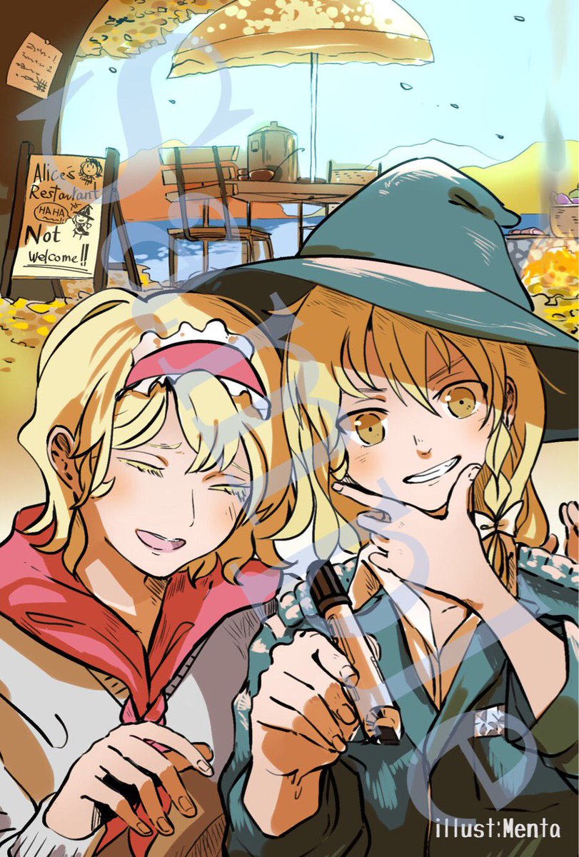 まりあり ゆにおん運営 秋季例大祭ポスカ配布 こんばんわ まりあり ゆにおんです 今夜も来週の秋季例大祭で配布するトレーディングポストカードの絵柄紹介です No 4以降はマリアリ絵描きさん達の描き下ろしイラストです No 4 ギンさん Ar Gint