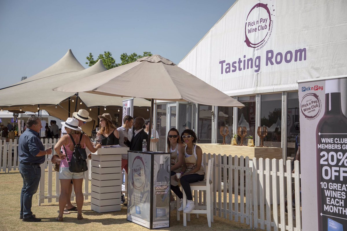 PicknPay's tweet photo. We couldn’t have asked for a better day at the @StellWineLive in Joburg yesterday 😍 It’s not too late to come wine with us today at #SWL2018! Tickets are R295 at the door or online at @webticketsSA > https://t.co/h9mAEyehi4 https://t.co/VPWu9vexlZ