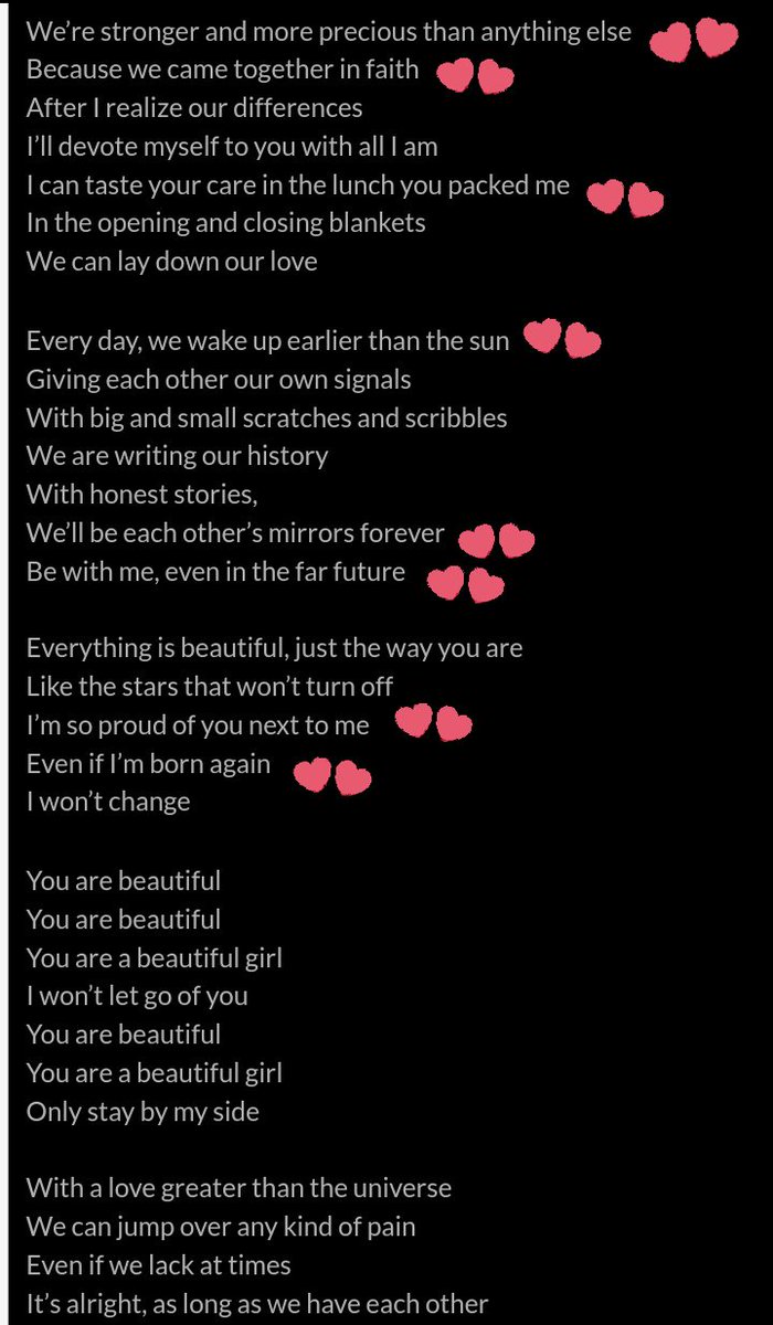 Ilhoon originally wrote Beautiful (by Pentagon) thinking it was for BTOB and it contains heartwarming lyrics like this: