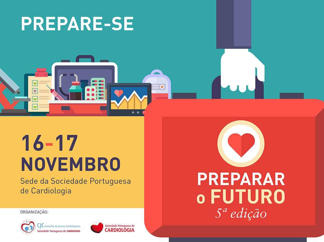 CE_Guerreiro's tweet photo. 5a Edição da Reunião Preparar o Futuro, dias 16 e 17 de Novembro, na Sede da Sociedade Portuguesa de Cardiologia. Inscrições abertas a curto prazo! 
@spcardio #CJCardio #ESCCoT https://t.co/irvmFFsl99