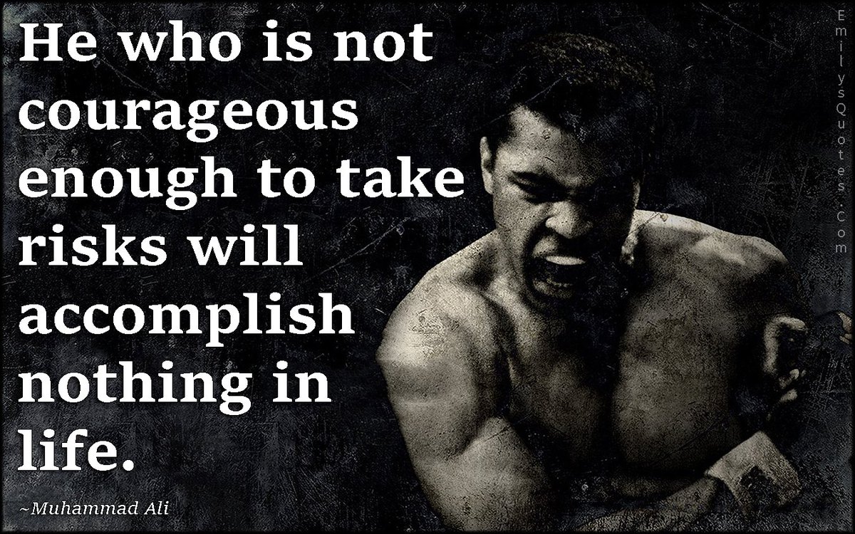 2letnow's tweet photo. Are you courageous enough to move into your own place?
Get some inspiration for the week every Sunday with 2LetNow.
#2LetNow #SundayMotivation #Inspiration #MuhammadAli #Courage #QuoteoftheDay #ImprovingLives https://t.co/fsRDx2iEaR