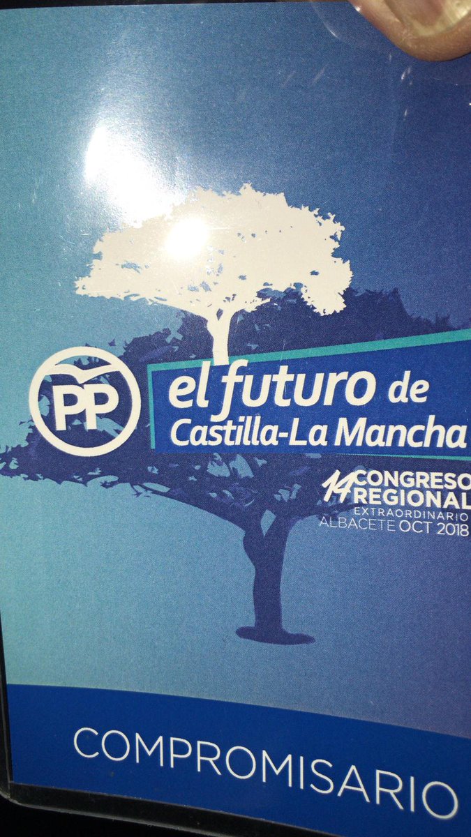 Estamos con @paconunez_ en el #14CongresoPPCLM. Porque 'El futuro de Castilla-La Mancha' pasa por el @PP_CLM. #ComienzaLaIlusión