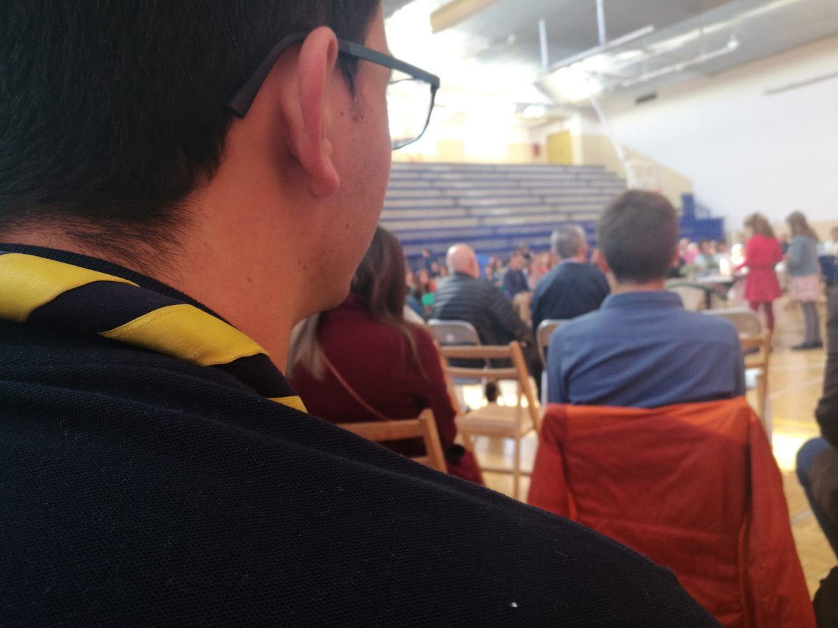 Esta mañana hemos estado en la misa dd inico del cole. <a href="/maristasburgos/">Maristas - Liceo Castilla - Burgos</a>