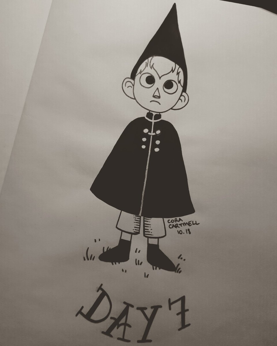 CoraCartmell's tweet photo. #inktober2018 #inktober #overthegardenwall #laforetdeletrange https://t.co/N3z5fSWs13