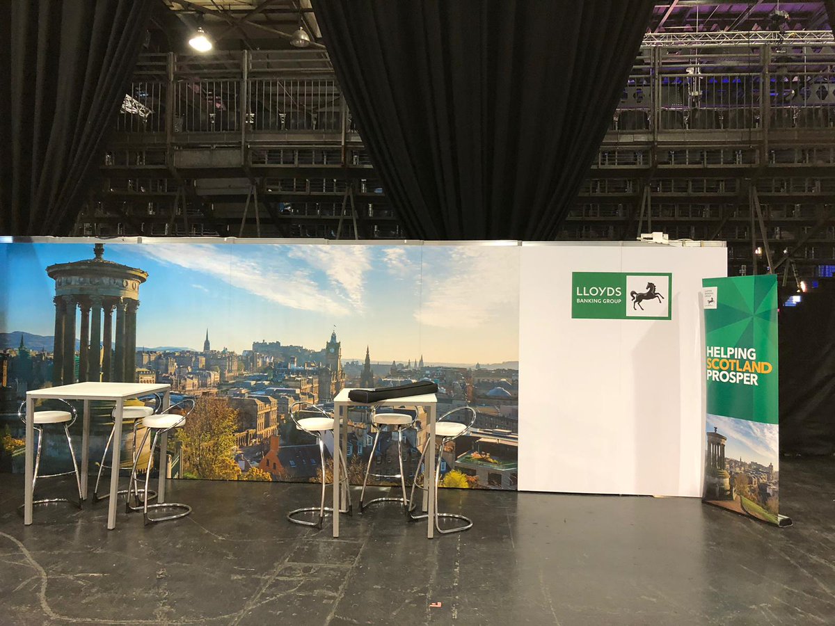 LBGAmbScotland's tweet photo. Our @BankOfScotNews colleagues will be at the @theSNP conference in #Glasgow over the next three days to showcase how we support our customers. If you are attending conference, feel free to drop by #SNP18 #mobilebranch #banking https://t.co/z9Us3TMWdx