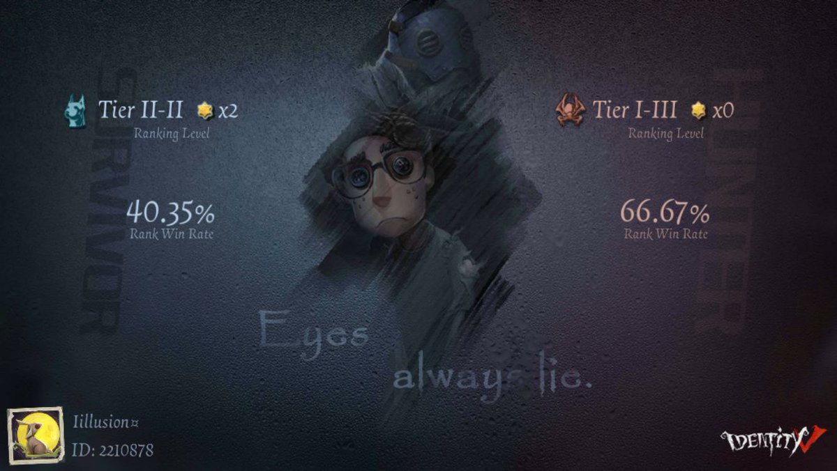 Pakkoroean1's tweet photo. I'm playing Identity V. Fancy a game? https://t.co/e7CfAcSesl