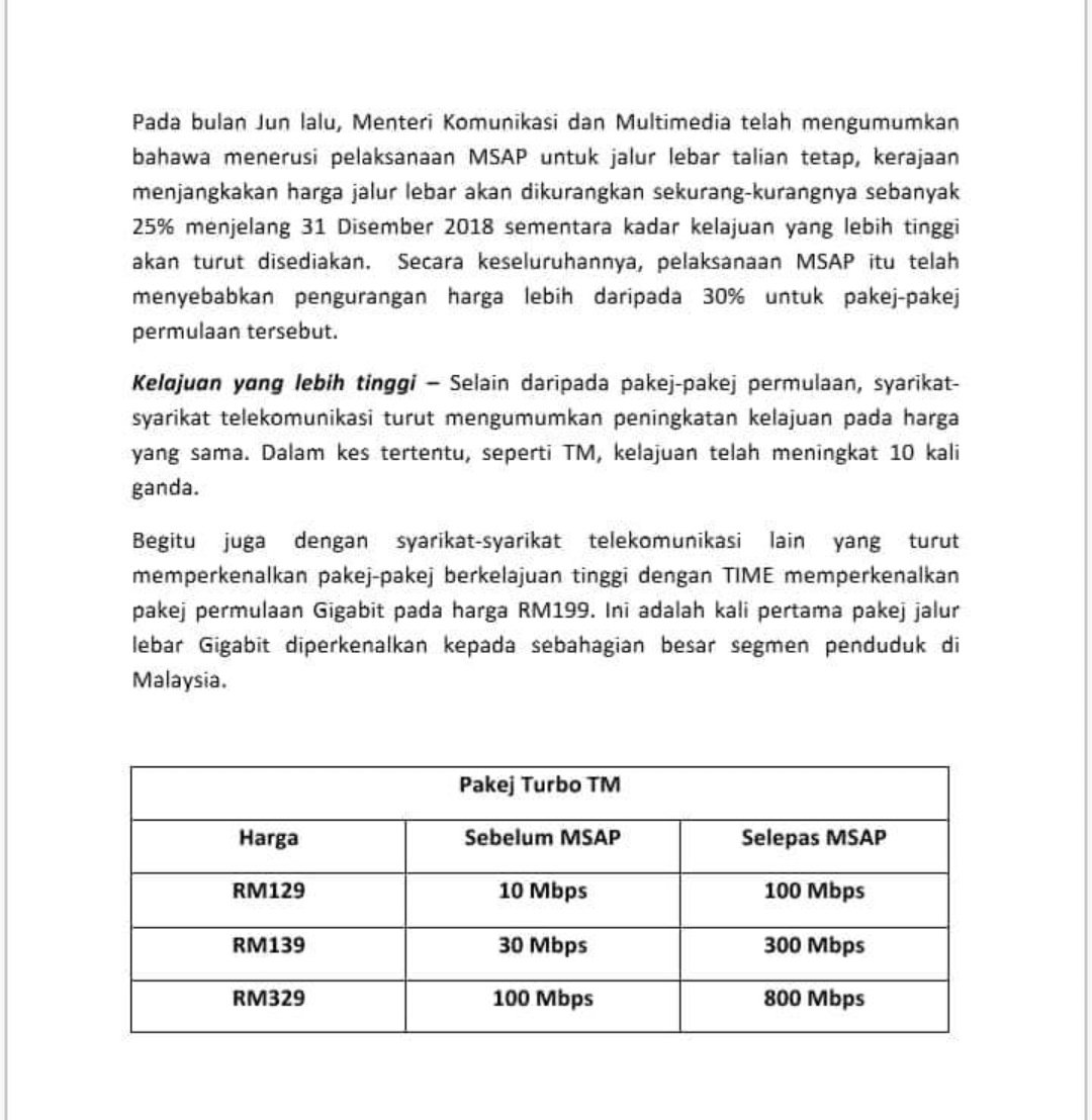 Sundar On Twitter Internet Price Reduced By Telekommalaysia Maxis Celcom Timedotcom