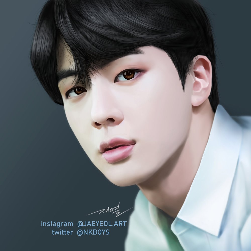 NKBOYS's tweet photo. 오늘 그린 그림!  #JIN #Fanart #BTS  #방탄소년단 #진 #jinbts #btsjin #kimseokjin #idol #btsidol #army #btsfanart  #kpopfanart #防彈少年團 #EPIPHANY #JINEPIPHANY #LOVEYOURSELF https://t.co/0EYrm3Qo5D