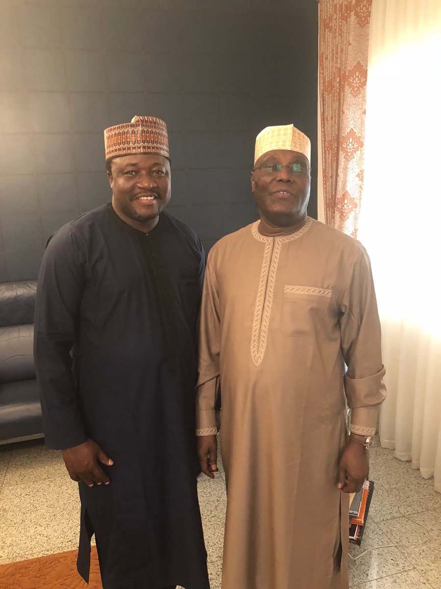 Congratulations wazirin Adamawa, and the next president of Federal Republic of Nigeria 2019 insha Allah.