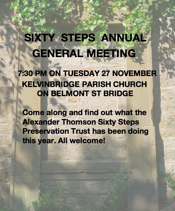SixtySteps's tweet photo. *IMPORTANT* Please note the change of date for our AGM – it is now *27 November*, NOT 9 October as previously stated. Apologies for any inconvenience and we hope to see you there! https://t.co/sL4u8ikA7O