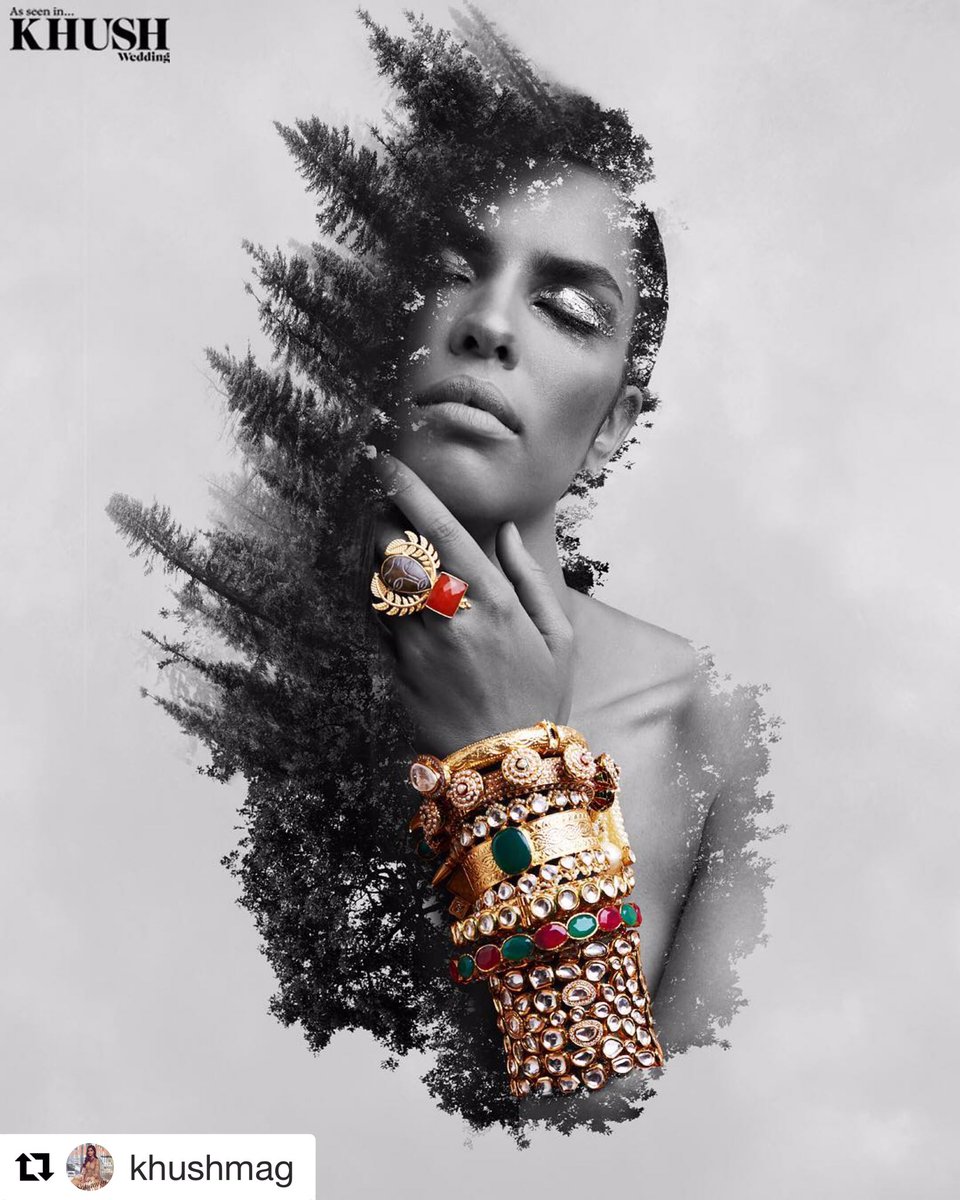 from jewellery campaign for Roots