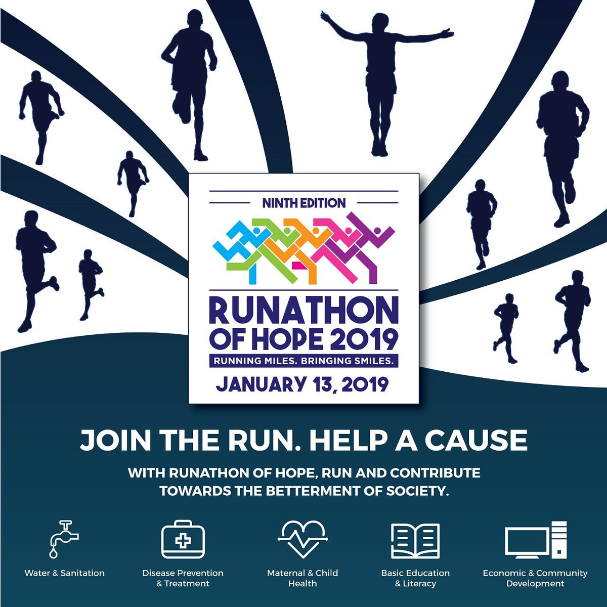 RunathonofHope's tweet photo. They say, if you want to go fast, go alone. But, if you want to go far, go together!

Run together. Join the cause. Make a difference.
Register on https://t.co/FbGcKw1Xe1

#runathon #runathonofhope #marathon #celebconnect #startup #charity #ninthedition https://t.co/DuliZe0j3e