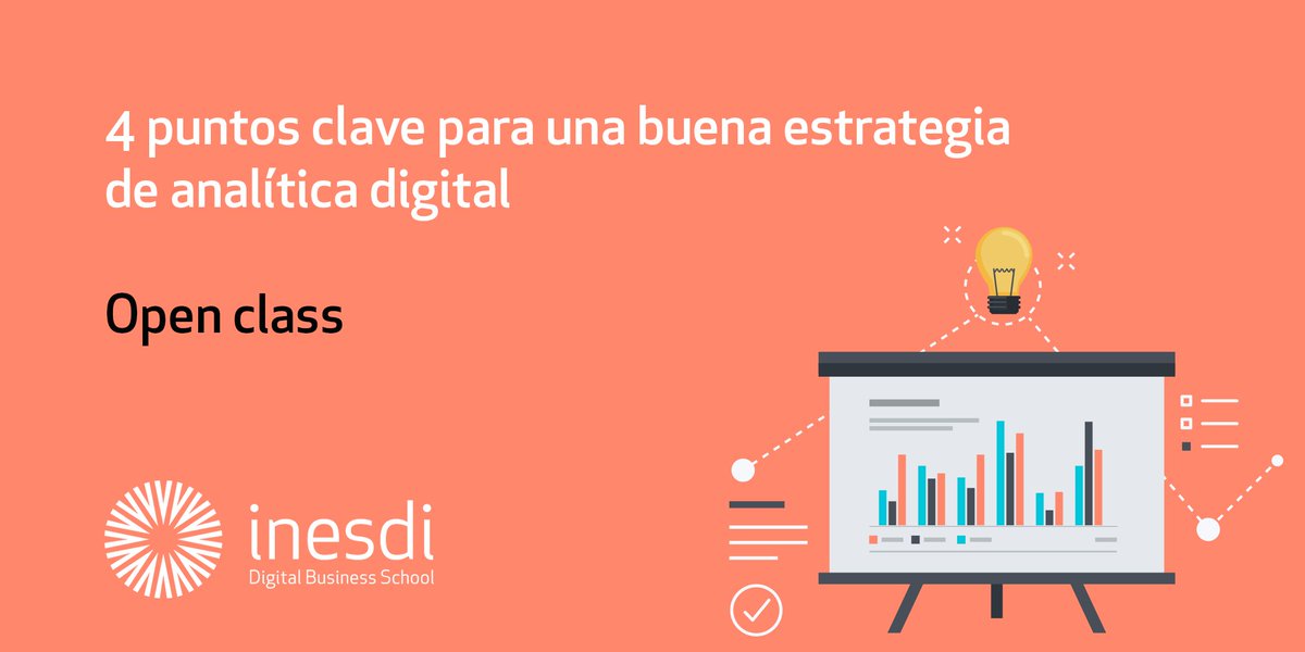 Inesdibts's tweet photo. 4 puntos clave para una buena estrategia de analítica digital. #Openclass en Barcelona. Toda la info aquí: https://t.co/8O2VhbkuuQ @Gemmllm #InesdiBCN 10.10.2018|19:00-20:00 h. #AnalíticaDigital https://t.co/tsbZWWWJm2