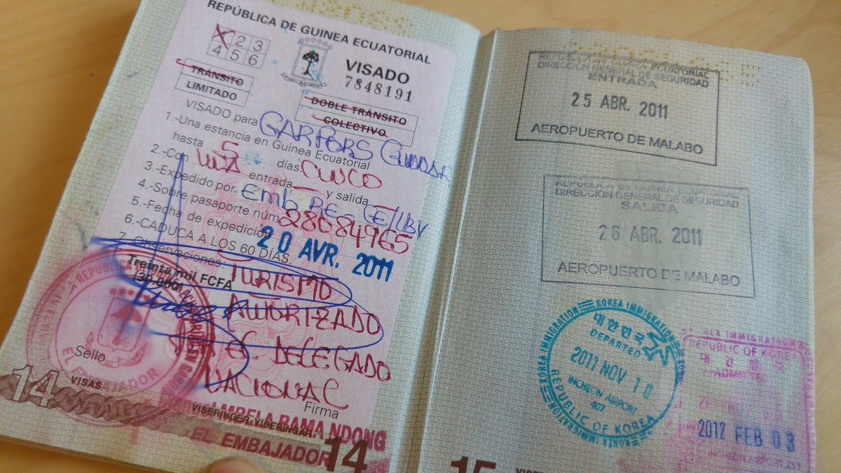 Visas Guinea Ecuatorial