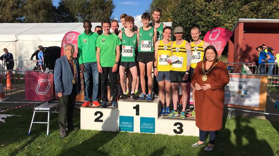 St_Malachys's tweet photo. Congratulations to @StMalachysAC on winning Senior Men's at the NI Relay Championship yesterday at Victoria Park. The team included past pupil Ben Branagh and 3 school boys. Conall McClean, Tony McCambridge and Adam Ferris. Ben ran the fastest led of the day. #NIRelay #SMCB https://t.co/x0fXp0gfzU