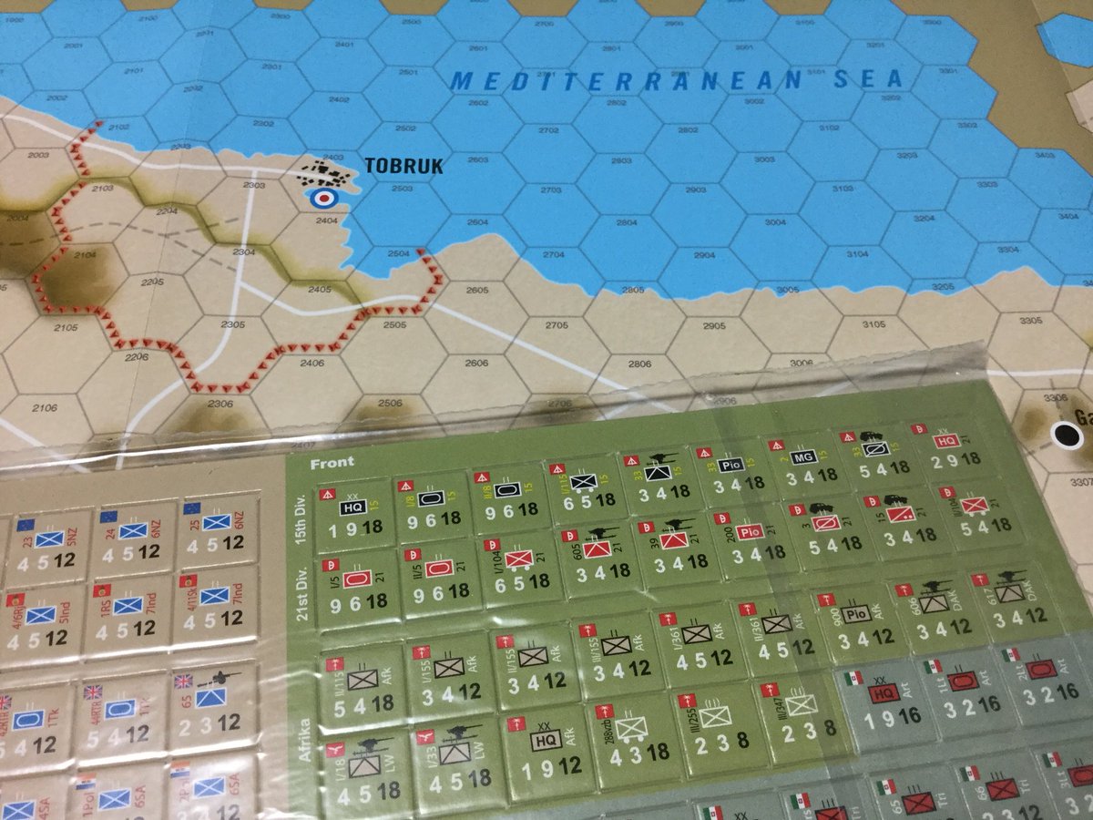 ts9ts9ts's tweet image. Tobruk 1941 #strategyandtactics #wargame