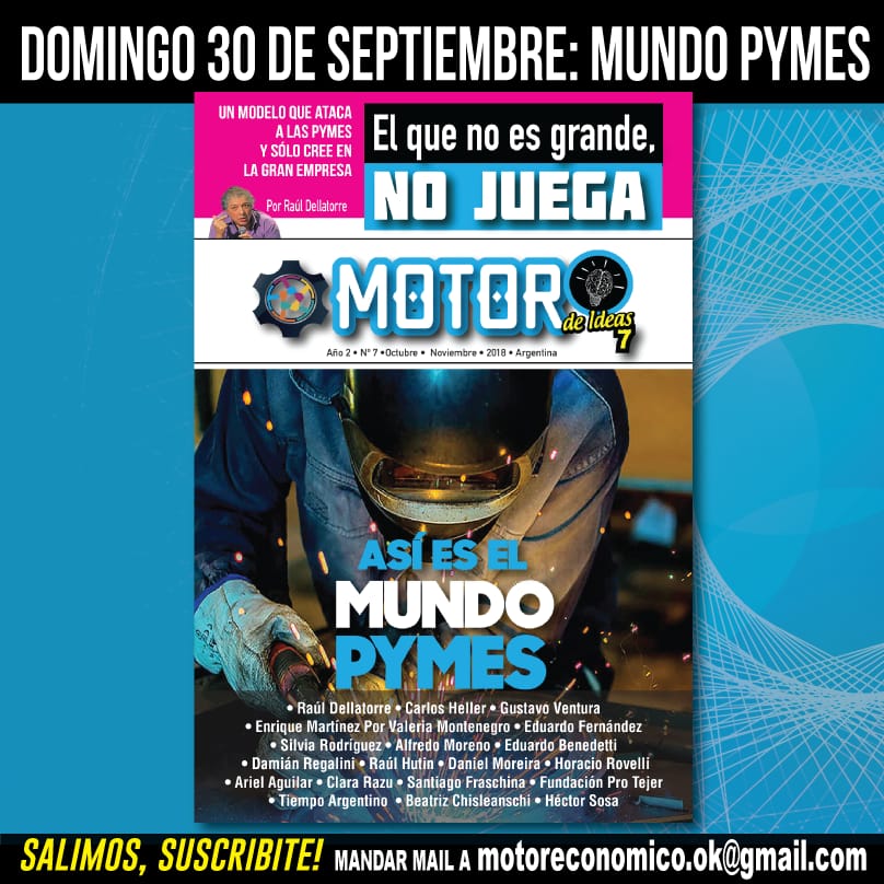 motoreco_ok's tweet photo. En #MundoPymes escribe @RiganeJose "la energía vista desde una idea de soberanía es un valor estratégico para el desarrollo de la economía. Una tarifa como la de ahora, con altos precios y dolarizada, atenta contra la industrialización del país."
#Pedila
#Suscribite https://t.co/3sUk2BsHU2