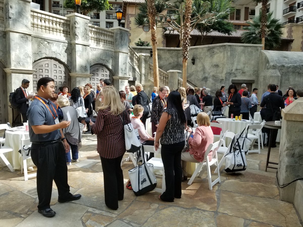 OfficialNAHC's tweet photo. First-timers event at #NAHC2018 looks like a big success. A great way to expand your list of contacts in #Homecare & #Hospice in minutes. The future leaders of the industry are here. A few current ones, too. https://t.co/0Zylyv2v5X
