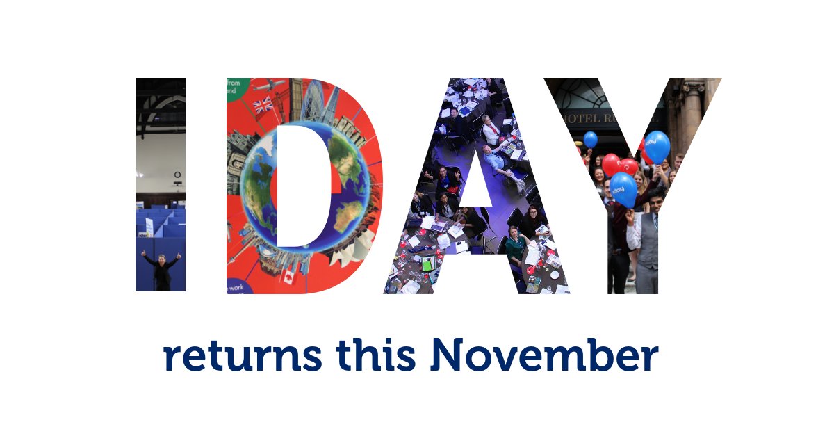 EngageEmma's tweet photo. iday returns November 12th!!  To sign up yourself or a refer a friend please get in touch! https://t.co/PziTIcBLKc