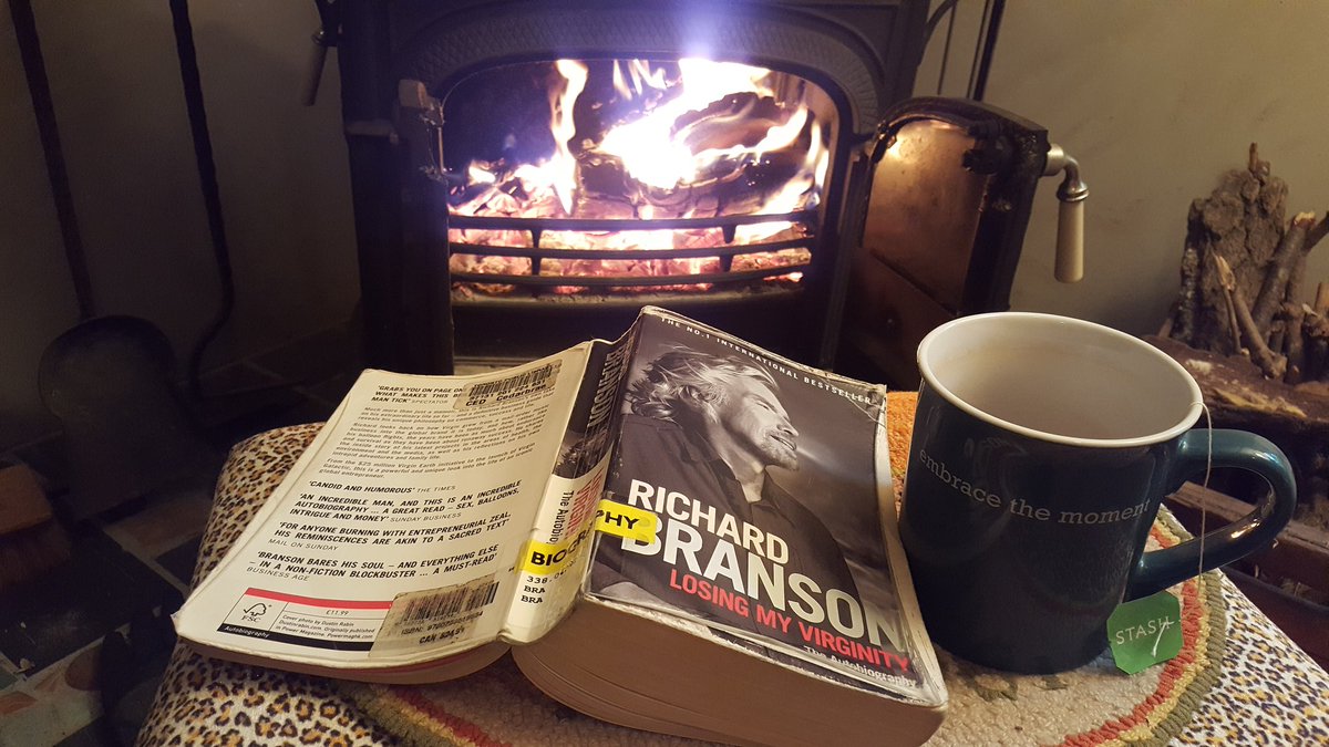 StoreyWilkins's tweet photo. Happy Thanksgiving Canada!  Hope everyone has a chance to curl up by the fire with a great book this weekend.  Loving mine...#richardbranson https://t.co/uk41xIq0tS