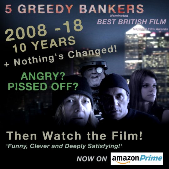 5GreedyBankers's tweet photo. 10 Years - but we can't give up! If you feel like you need a little injection of energy - please watch the film! https://t.co/yvEF7g0pbs https://t.co/DzB0tOe6nF