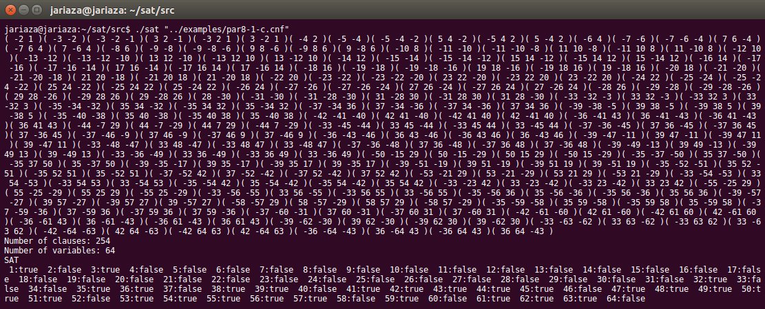 jariazavalverde's tweet photo. Working on a new SAT solver (Boolean satisfiability problem) in #C for formulas in conjunctive normal form! #satsolver
https://t.co/wj9mzXeB8m https://t.co/rANhkrPpTS