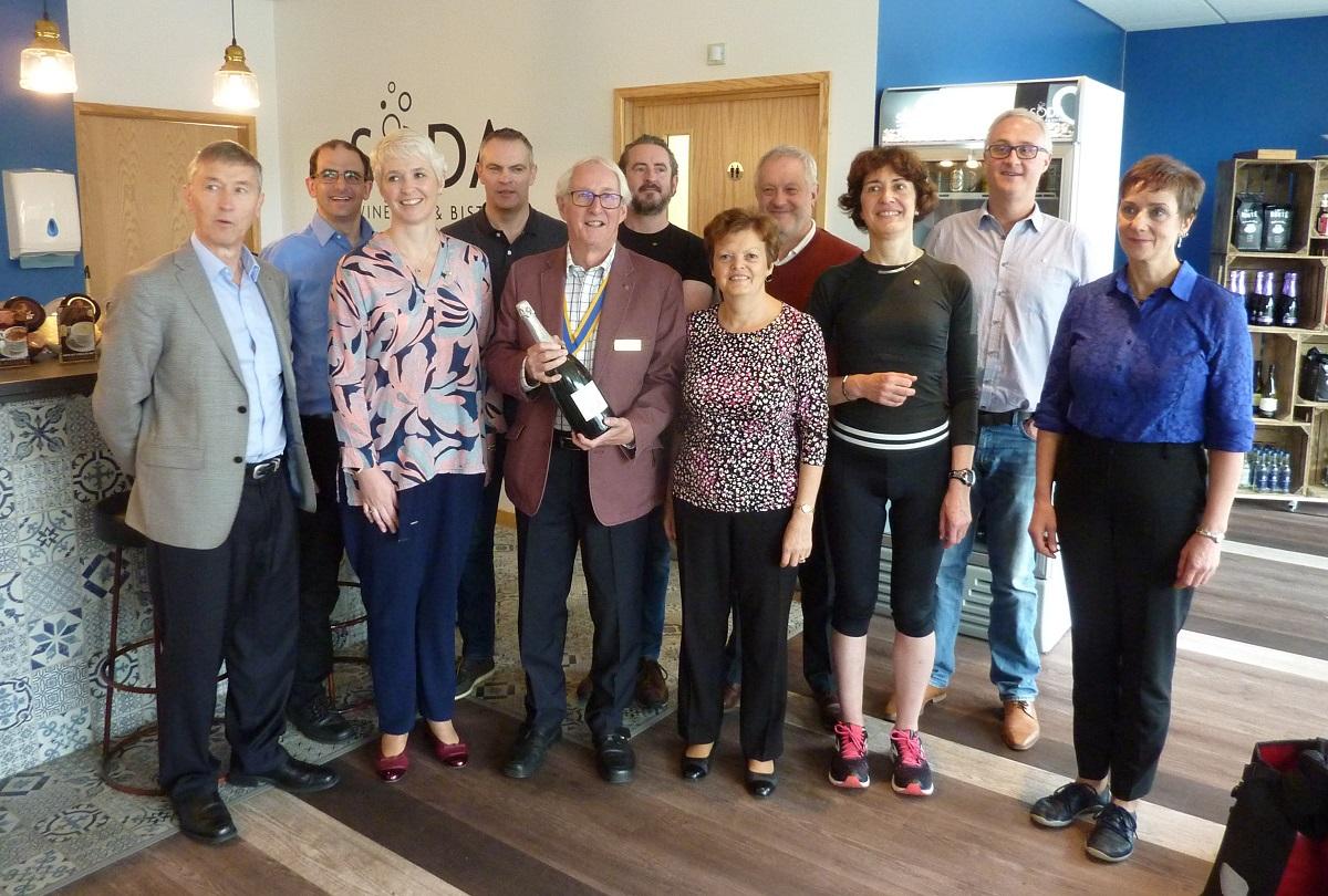 rotarycbs's tweet photo. @rotarycbs  Rotary Club of Cambridge South - Oct 2018 Celebration of Satellite Group 8 new Inductions! Waterbeach is growing its own Rotary Club - sponsored by the Cambridge South Rotary Club. On Friday, October 5th, we were thrilled to welcome 8 new Rotarians. #rccambridgesouth https://t.co/CRpMovquV7
