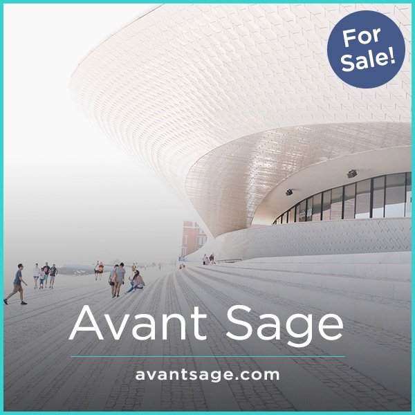 atomHQ's tweet photo. Avant Sage is a business name that would be perfect for an advisory firm, consulting agency, and more. The name connotes forward motion and wisdom. #namesforsale https://t.co/vxU3dV0Sua https://t.co/piPGidTqfJ