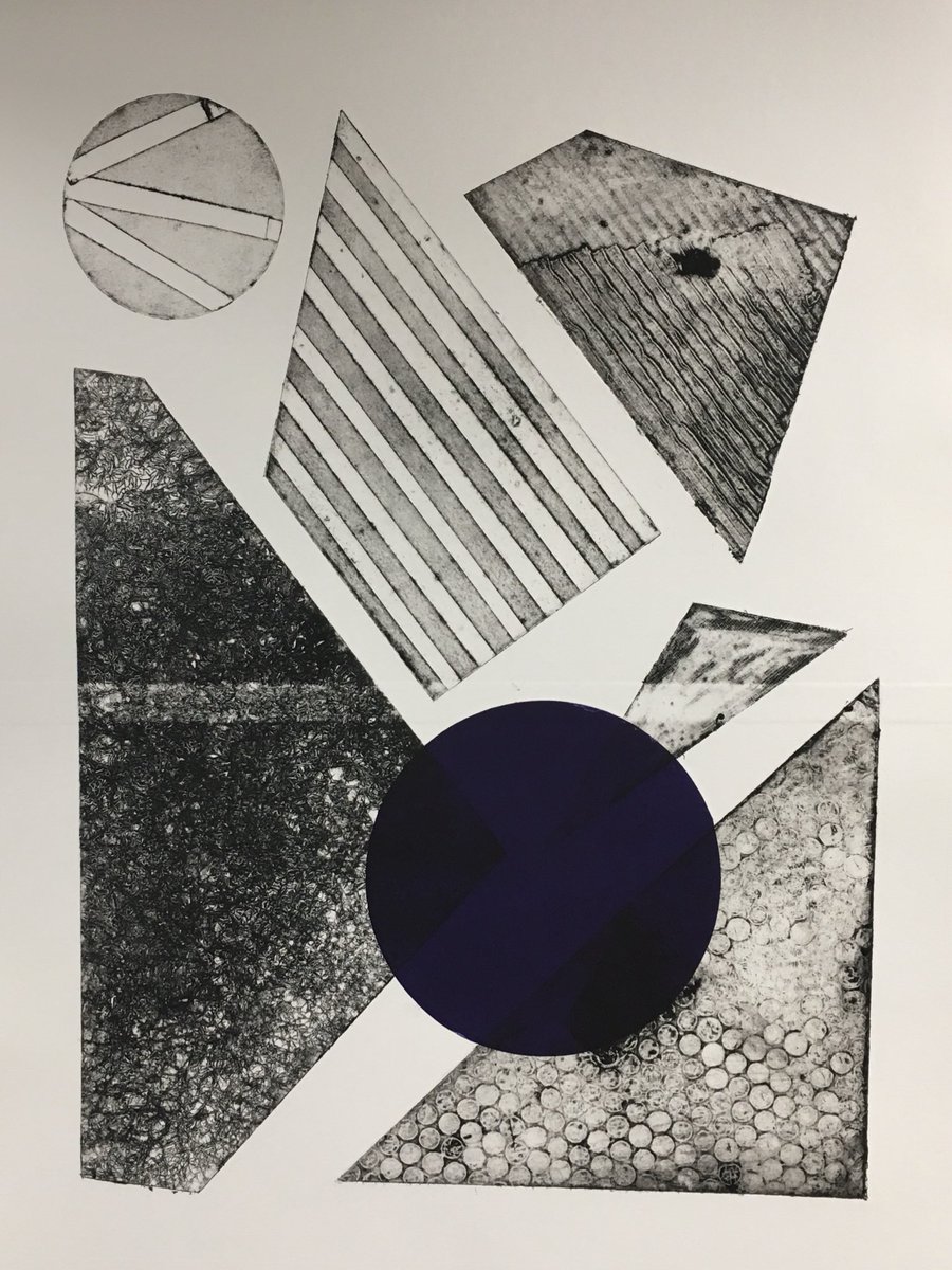 FPrintmakers's tweet image. Fantastic abstract #collagraph print by Esther Maughan McLachlan on a recent course! #printmaking #fromeprintmakers
