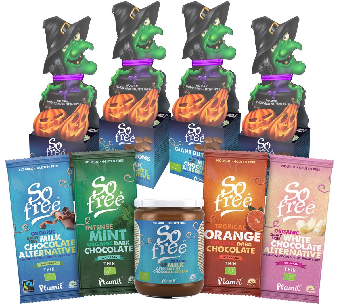 SoFreeChocolate's tweet photo. #Competition Trick or treat comes early! We have a hamper w/ our NEW #halloween witches to #giveaway 👻
For a chance to #win:
 🎃 Follow us 
 🎃 RT this post
Also, if you think we should win the Vegfest awards, vote: https://t.co/D2siGSDuUd Ends @ 11am 10/10/18 https://t.co/ZZAQayyByu