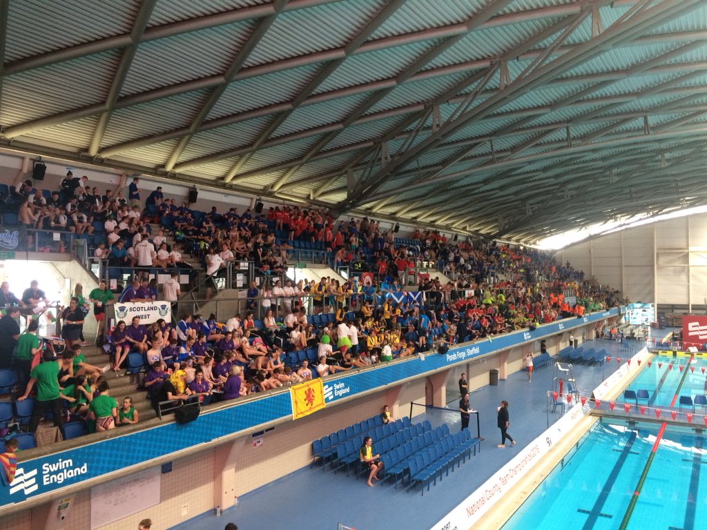 Great noisy first experience seeing Warrickshire swimmers swim fast at the National County Team Championships in Sheffield. Great start of their season! #Gobears <a href="/swimboldmere/">Boldmere SC</a> @swimengland
