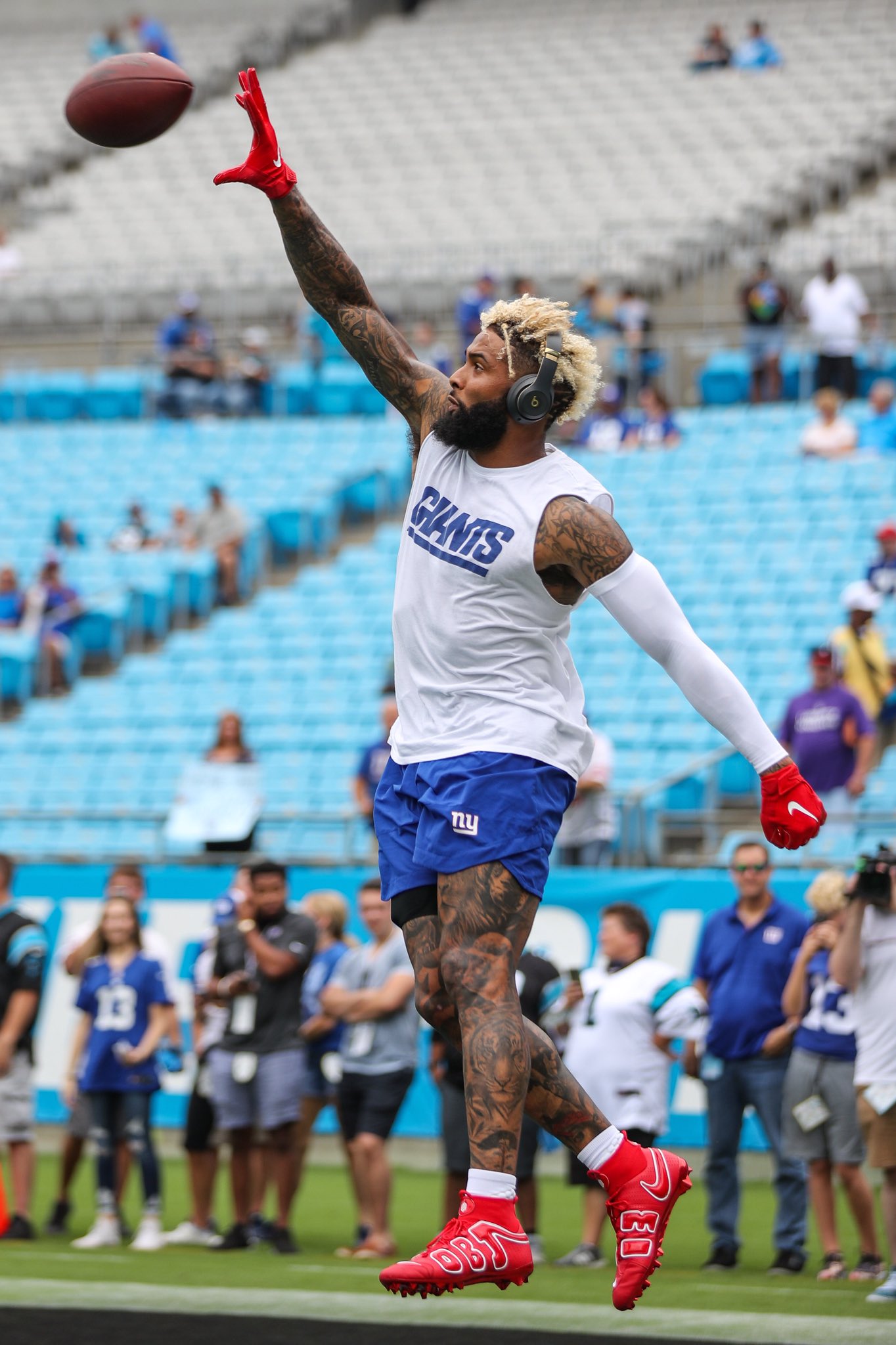 nike uptempo obj cleats