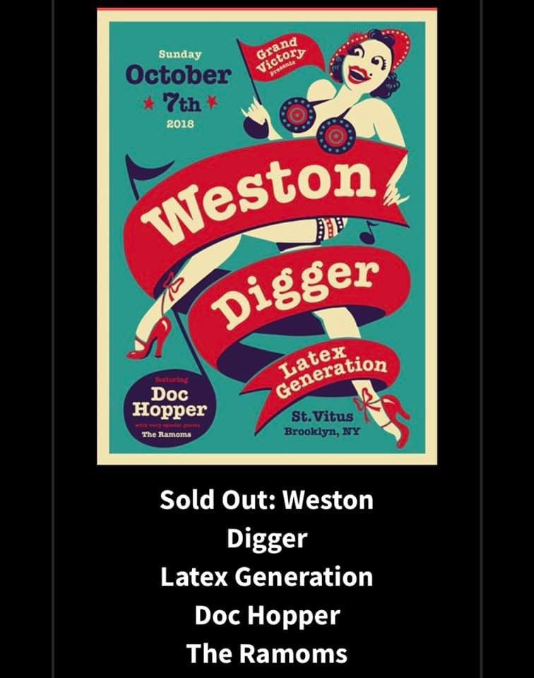 joel8x's tweet image. See you tonight at @saintvitusbar with #Weston #digger #dochopper &amp;amp; #theramoms