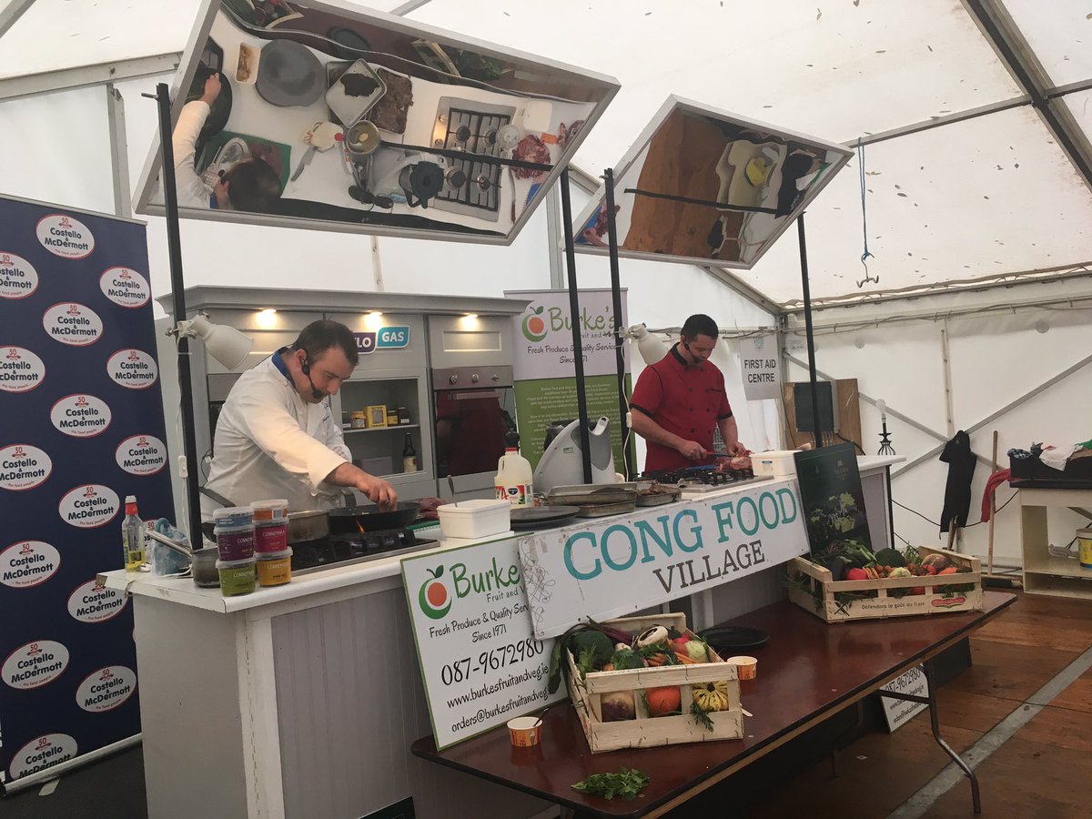 Congfoodvillage's tweet photo. An excellent demo with @jfkeane79 cooking up delicious prime cuts of venison... Showing us how itβs done!!! #congfood #congfoodfestival #congfoodfest https://t.co/KOPIGG6MVR